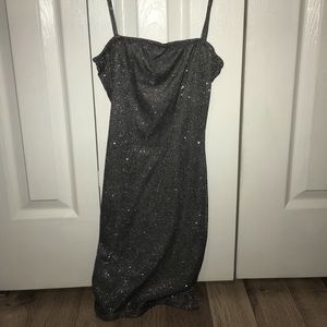 Pretty Little Thing Silver Dress